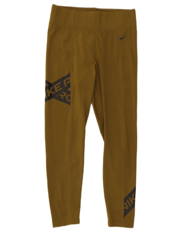 Leggings grafic Nike pentru femei UK 10 Poliester kaki mic