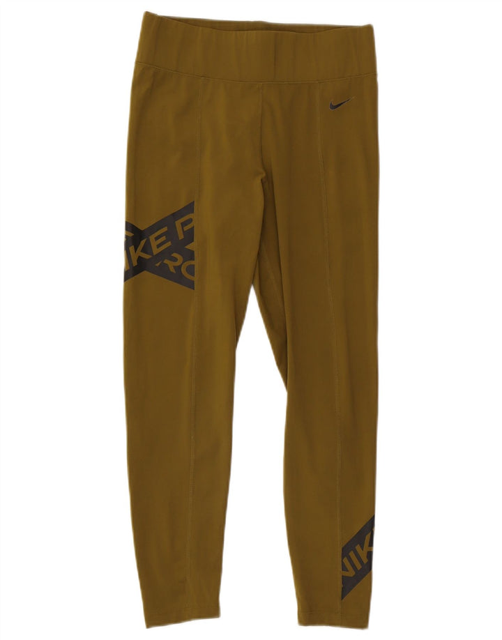 Leggings grafic Nike pentru femei UK 10 Poliester kaki mic