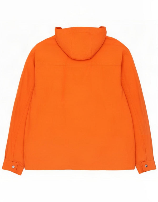 Jachetă Windbreaker pentru bărbați cu glugă North Sails UK 40 Large Orange Cotton