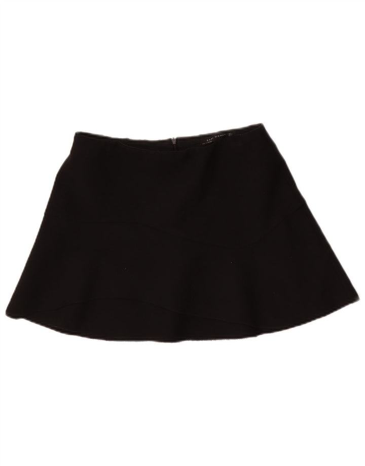 ZARA Womens Mini Skirt Medium W28  Black