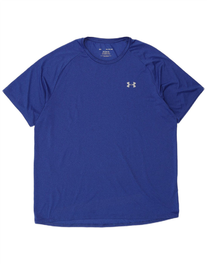 Tricou Under Armour pentru bărbați Top 2XL poliester albastru