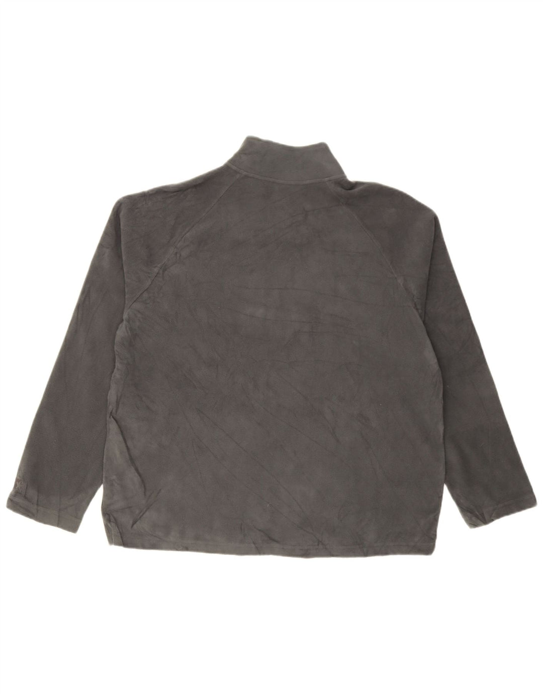 Jumper pentru bărbați Starter, cu fermoar și gât, din lână UK 42/44, mare, gri, poliester