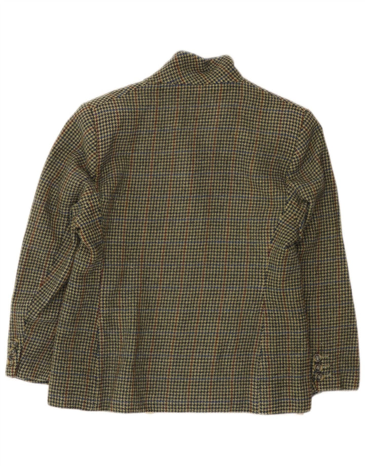Jachetă pentru femei Marks & Spencer Petite Blazer UK 12 Medium Green Houndstooth