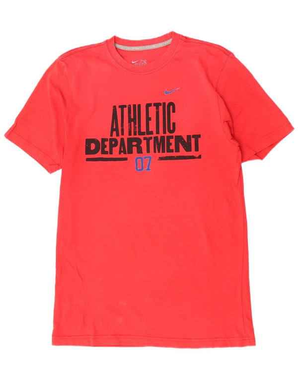 Tricou grafic Nike pentru bărbați, cu croiala standard, Top Medium Red