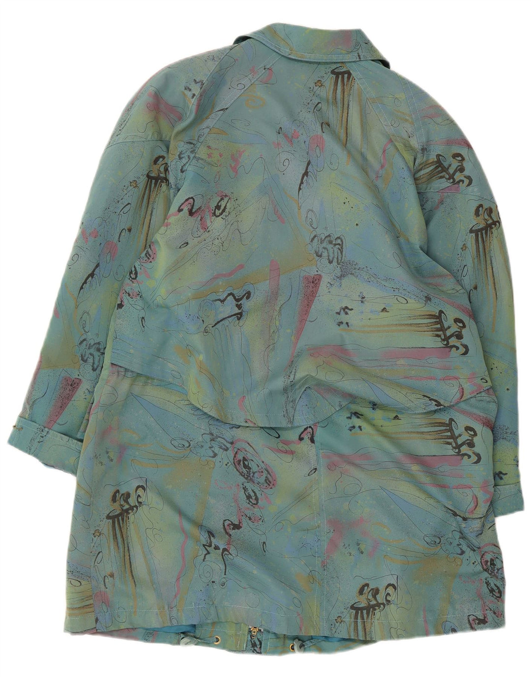 VALMELINE Pardesiu supradimensionat pentru femei EU 36 Small Blue Colorblock