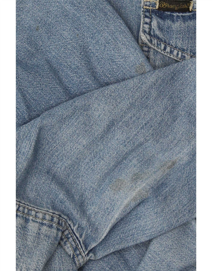 Cămașă Western denim pentru bărbați Wrangler, bumbac albastru mare