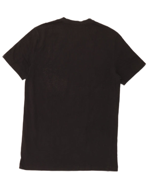 Tricou cu grafică pentru bărbați Emporio Armani Top Medium Black Bumbac