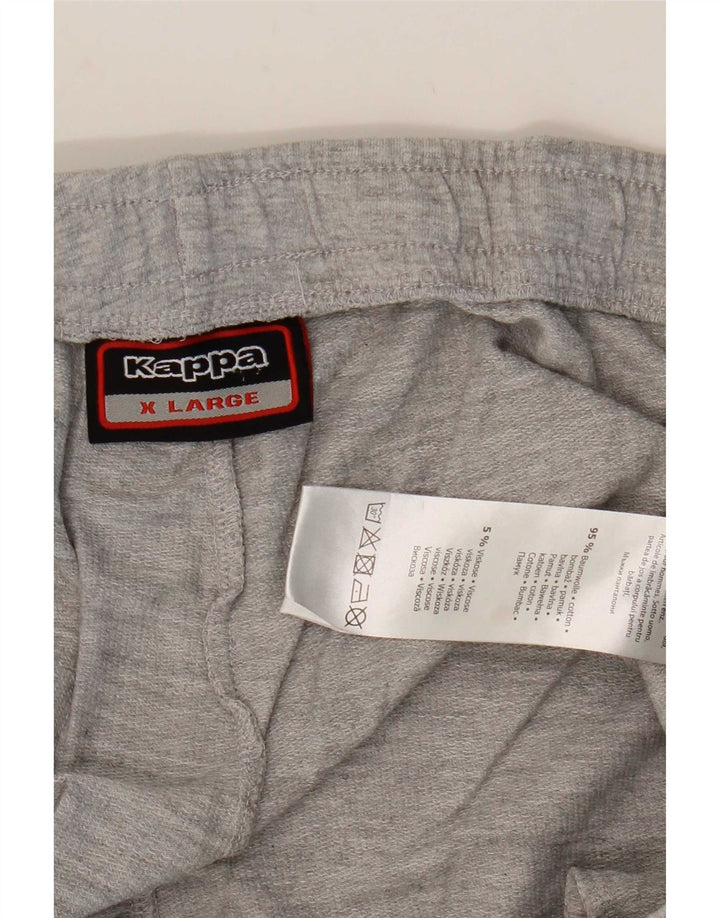 Pantaloni scurți de sport grafic Kappa XL bumbac gri