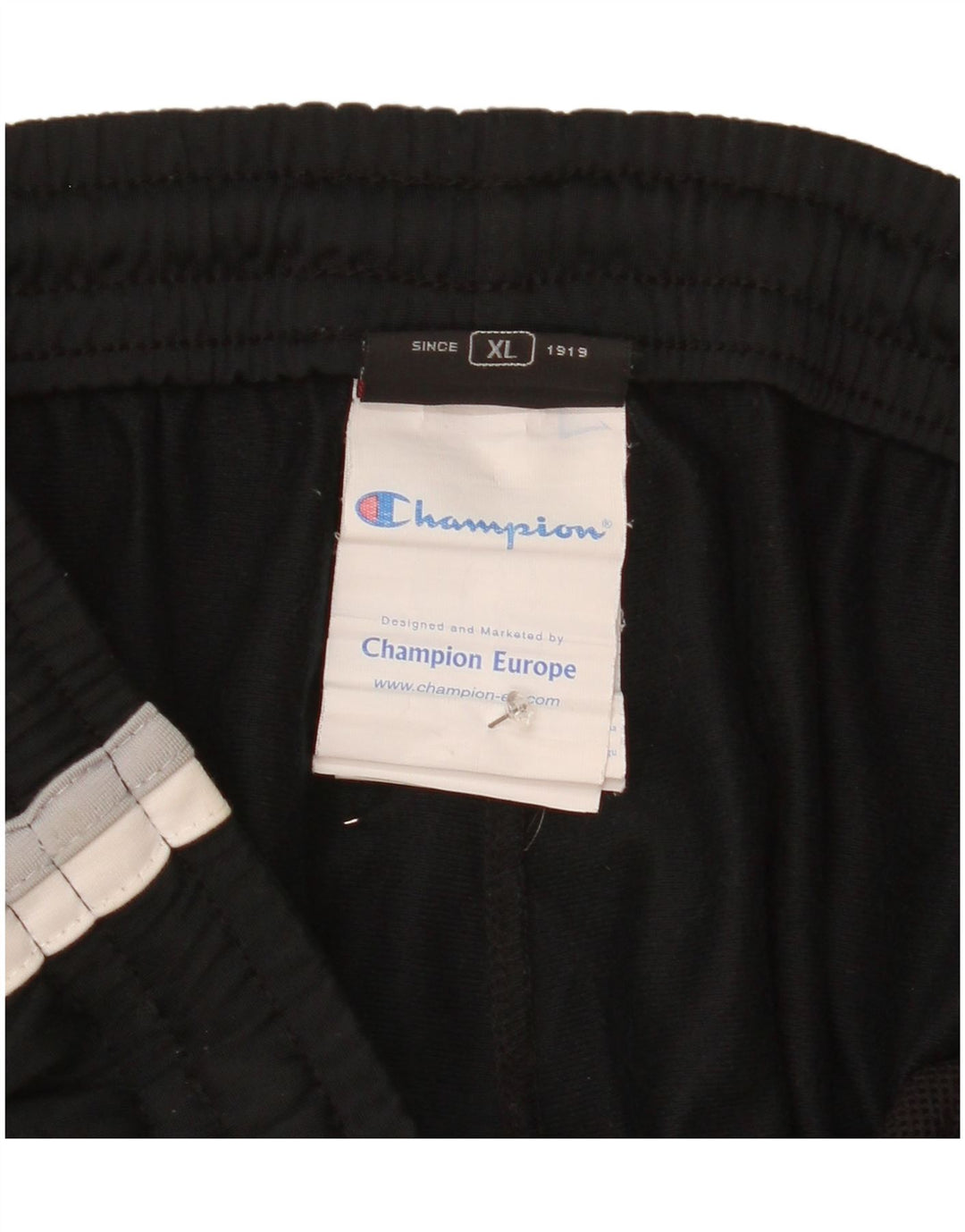 Pantaloni de trening pentru bărbați Champion XL, negru, poliester color bloc