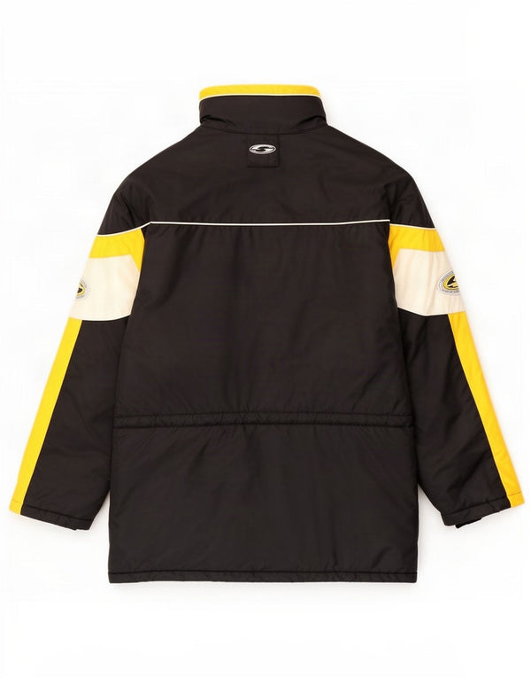 Jachetă Windbreaker pentru bărbați cu grafică Saller UK 42 XL, neagră, poliamidă color bloc