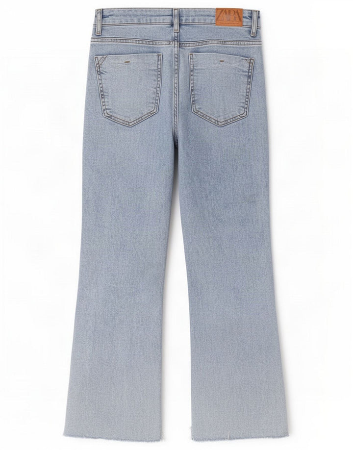 Zara Jeans Bootcut pentru femei EU 38 Small W28 L26 Blue
