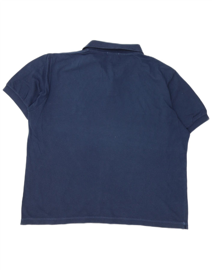 Cămașă polo Trussardi pentru bărbați, mare, albastru bleumarin, bumbac