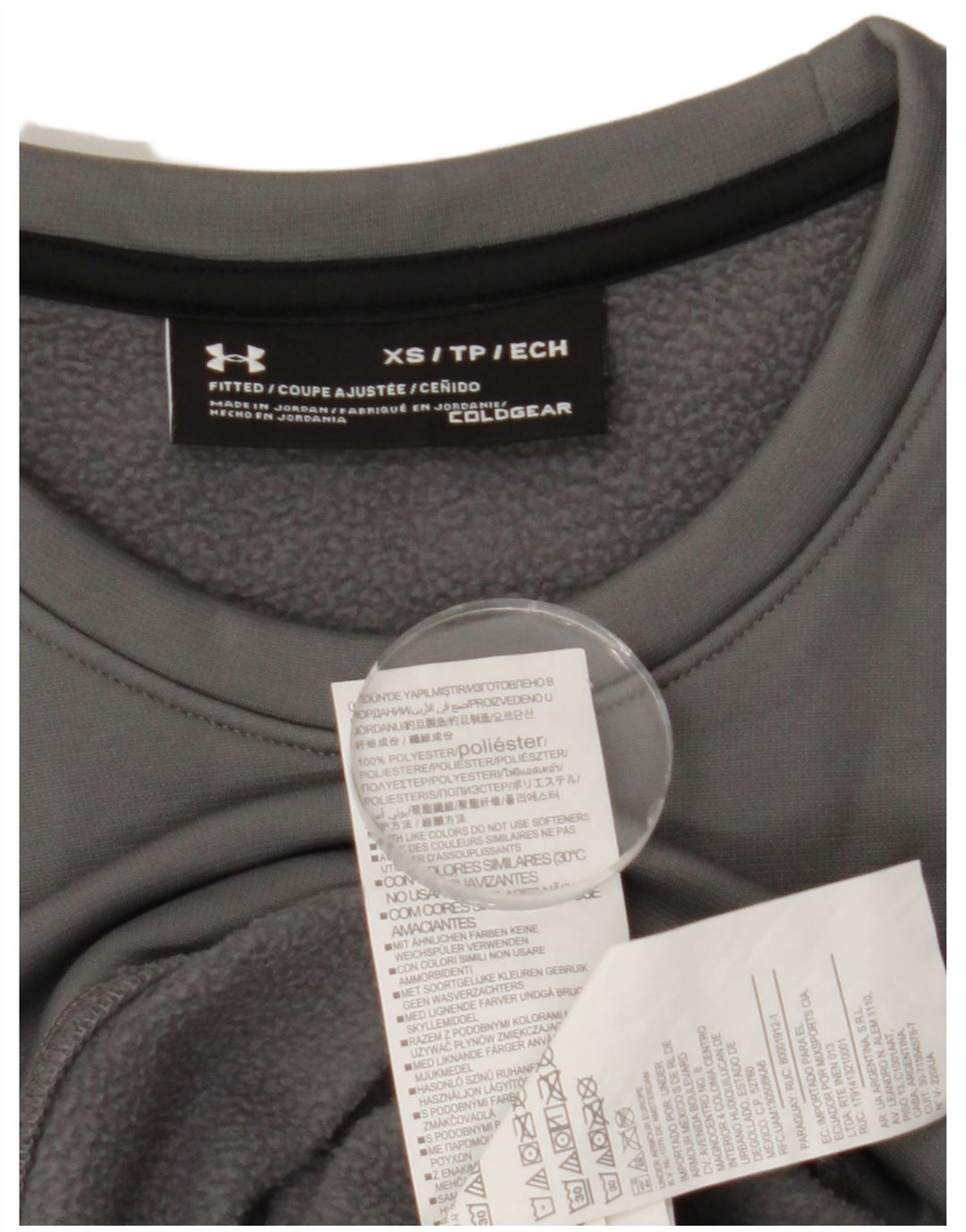 Pulover Under Armour Cold Gear pentru bărbați XS poliester gri