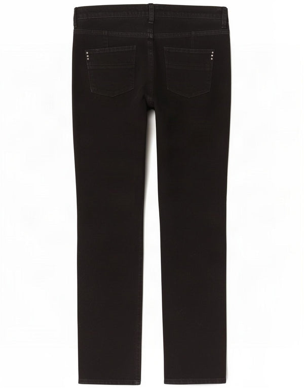 Marks & Spencer Blugi drepti autograf pentru femei UK 14 Large W32 L30 Black