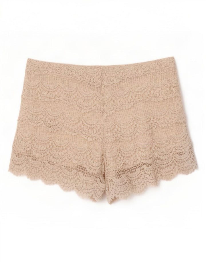 Pantaloni fierbinți din croșetat Zara, pentru femei, mici W26 alb