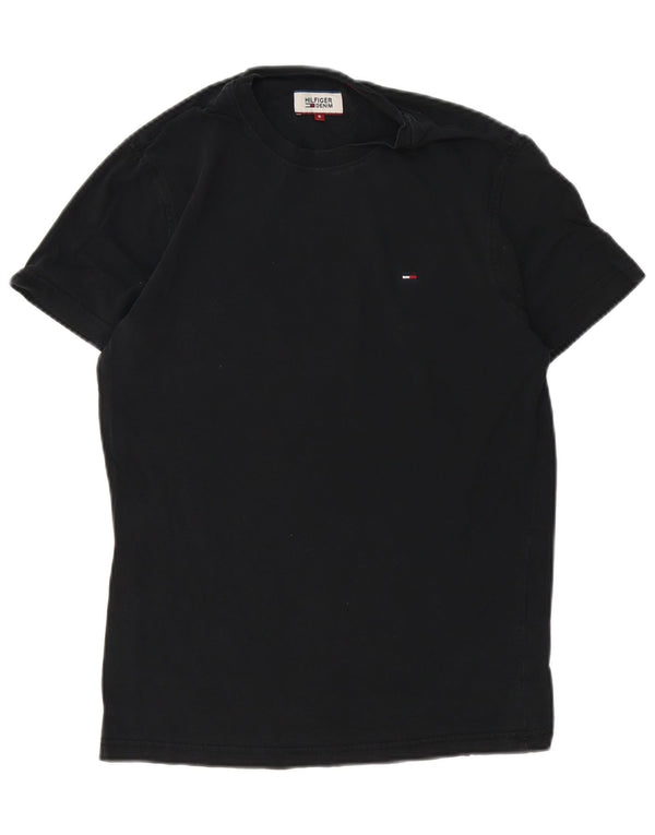 Tommy Hilfiger Mens T-Shirt Top Small Black Cotton