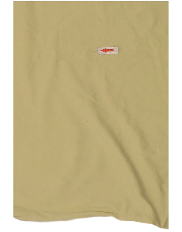 Cămașă polo pentru bărbați Ellesse, galben mare, bumbac color bloc
