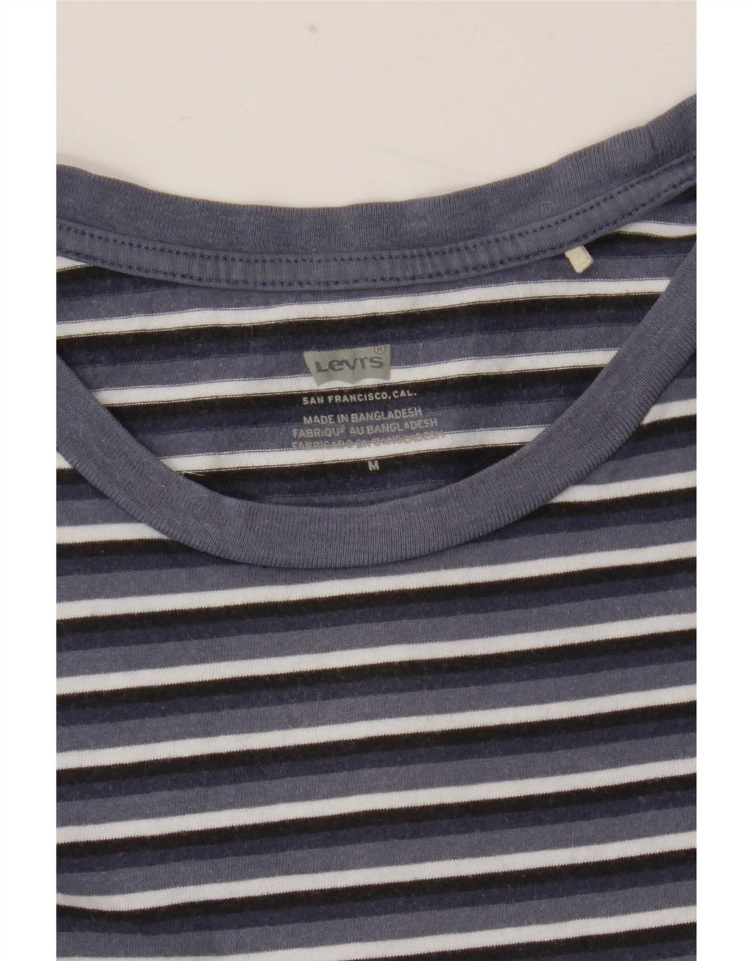 Tricou pentru femei Levi's Top UK 12 Medium Bleumarin cu dungi