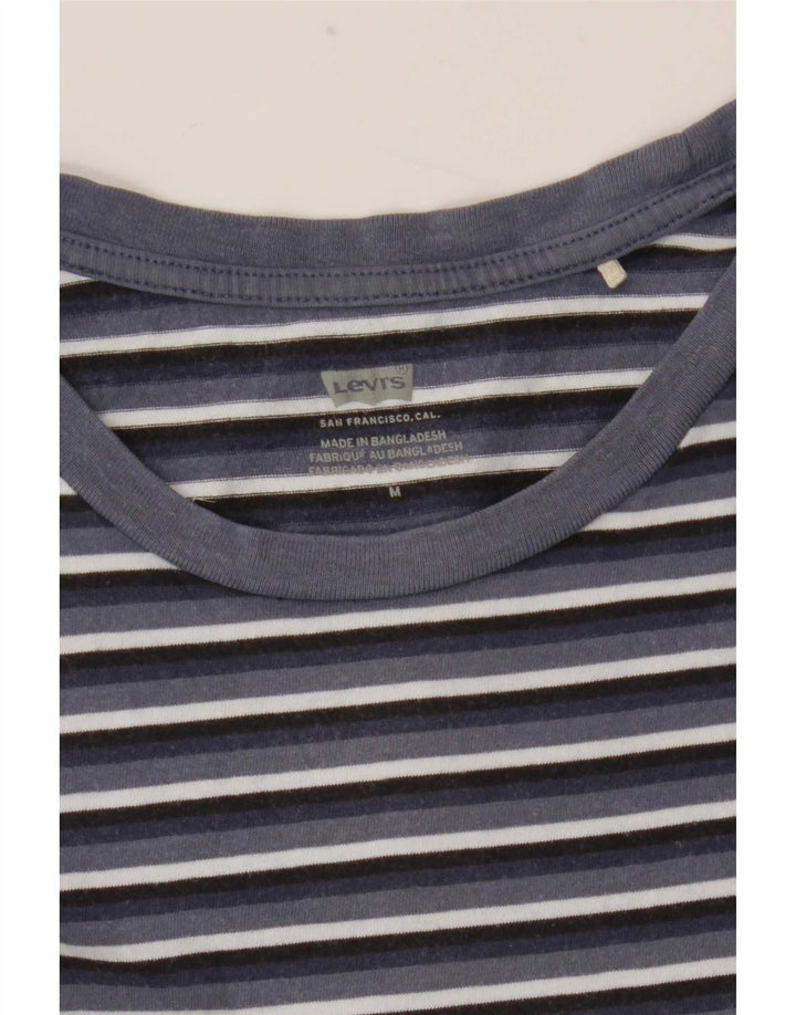 Tricou pentru femei Levi's Top UK 12 Medium Bleumarin cu dungi