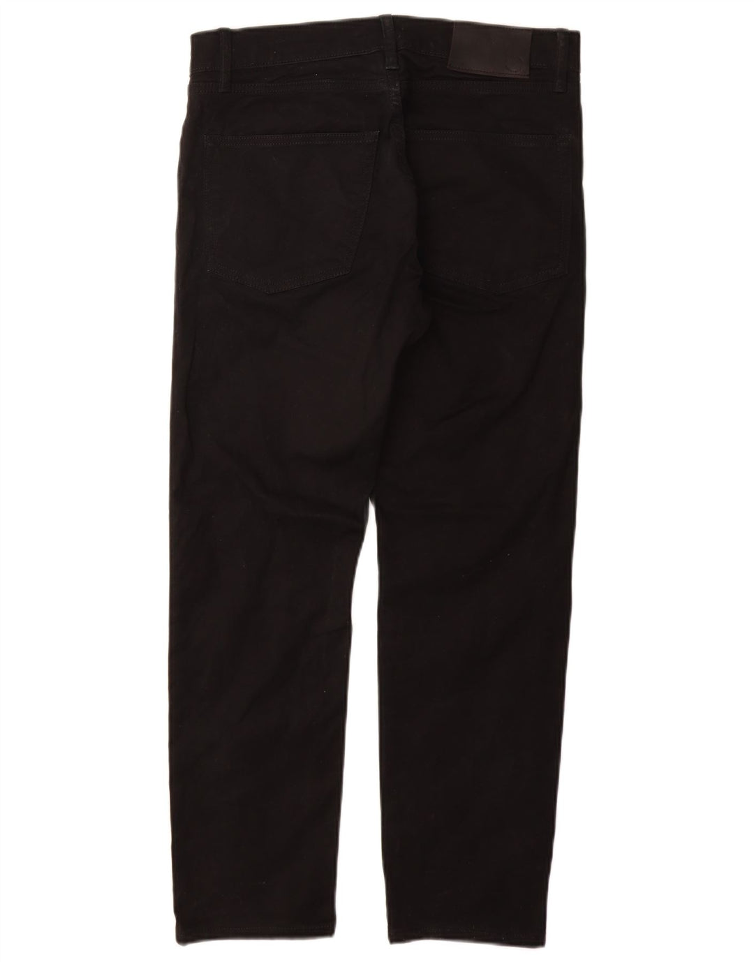 Pantaloni casual drepti pentru femei Marks & Spencer L30 L29 bumbac negru
