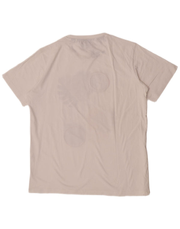 Tricou cu grafic pentru femei Carrera Top UK 18 XL Bumbac Floral Alb