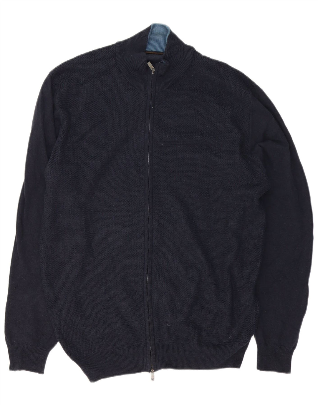Jachetă de trening Massimo Dutti pentru bărbați, 2XL, bumbac bleumarin