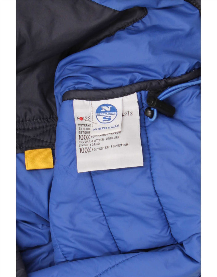 Jachetă căptușită cu glugă North Sails pentru bărbați UK 38 Medium Bleumarin Poliamidă