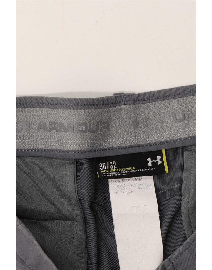Pantaloni chino drepti pentru bărbați Under Armour W38 L32 gri
