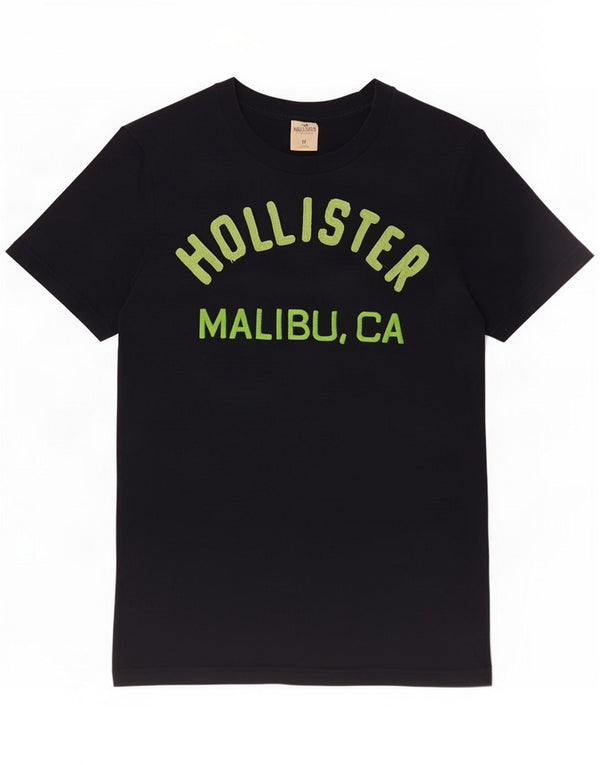 Hollister Mens Malibu Graphic T-Shirt Top Mediu Bleumarin Bumbac