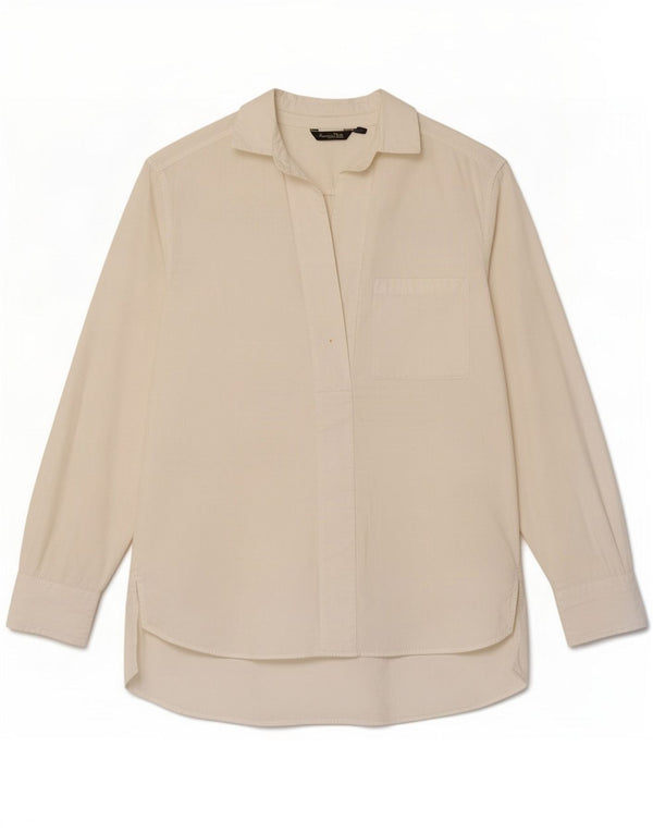 Massimo Dutti Womens Pullover Shirt EU 38 Small White