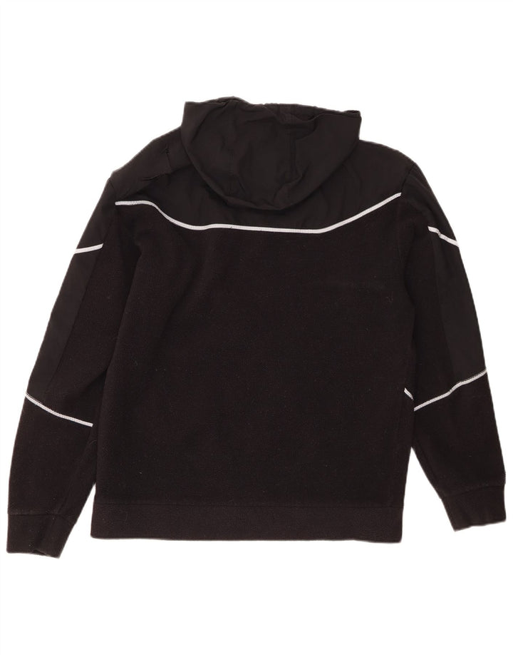 Pulover pentru bărbați ADIDAS din lână cu glugă, poliester negru mic