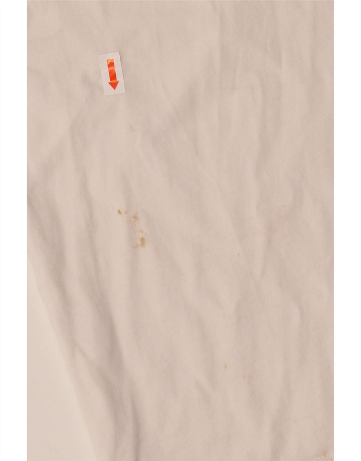 Tricou grafic Timberland pentru bărbați Top mare din bumbac alb
