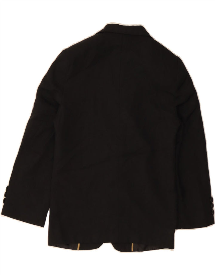 DOCKERS Boys 2 Button Blazer Jacket 6-7 Years Black Polyester Vintage Dockers and Second-Hand Dockers from Messina Hembry 