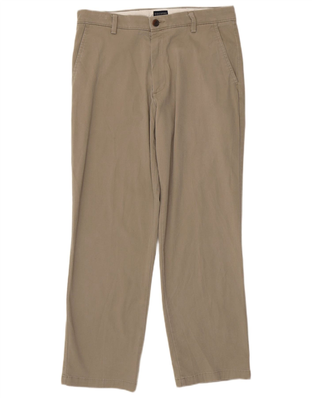 Pantaloni chino pentru bărbați DOCKERS, cu ajustare clasică, L32 L30, bumbac bej
