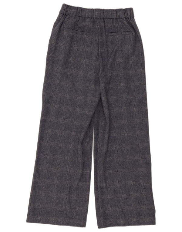 Pantaloni chino pentru fete Zara 11-12 ani W26 L26 gri check