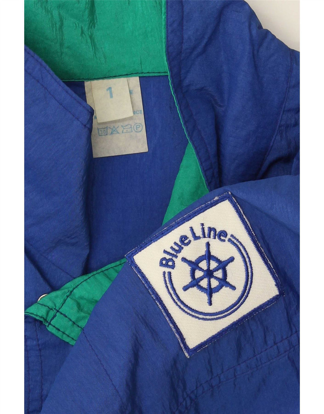 Trening Pulover Vintage pentru bărbați Jachetă de top XL, albastru, poliamidă color bloc