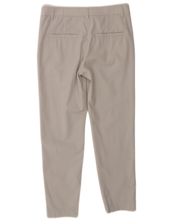 Pantaloni chino conici pentru femei Brunello Cucinelli IT 42 Medium W32 L27 Gri