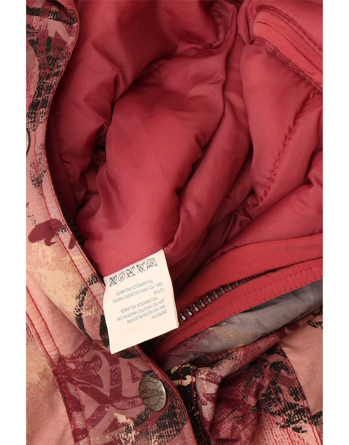 Salopetă de schi cu glugă Killtec pentru femei UK 12 Medium Pink Floral