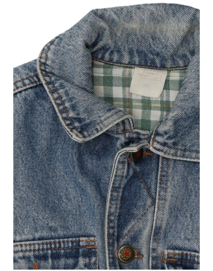 Jachetă Denim Graphic Băieți Casucci 10-11 Ani Bumbac Albastru