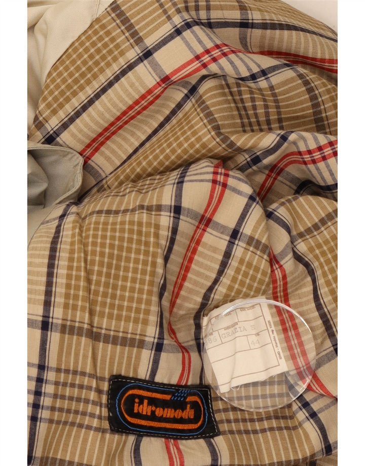 Trenci pentru femei vintage IT 44 Bumbac Bej Mediu