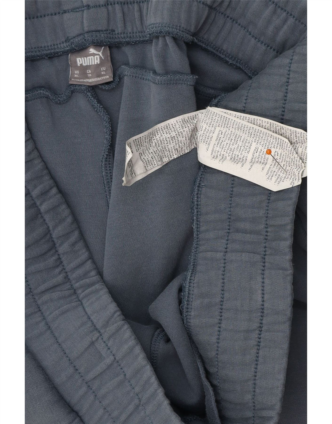 PUMA Mens Tracksuit Trousers XL Blue Cotton