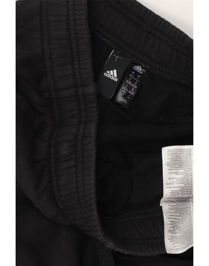 Pantaloni de trening pentru femei ADIDAS Joggeri UK 8/10 Bumbac negru mic