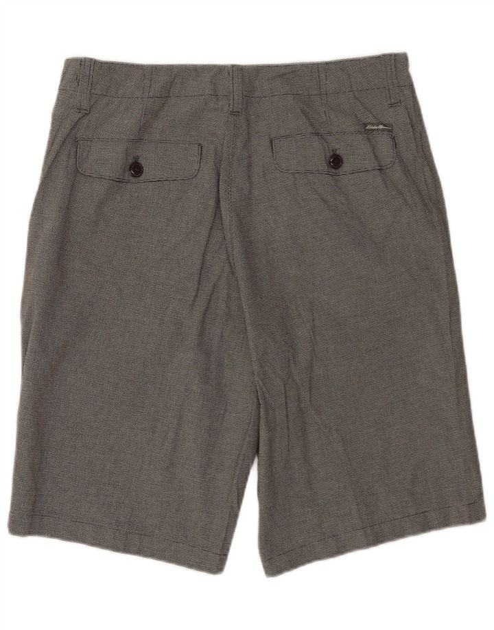 Pantaloni scurți chino pentru bărbați Eddie Bauer W33, bumbac cu picior de gală, gri mediu