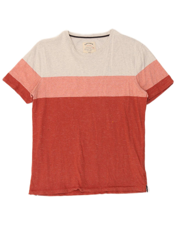 FAT FACE Tricou pentru bărbați Top Medium Red Colorblock Bumbac