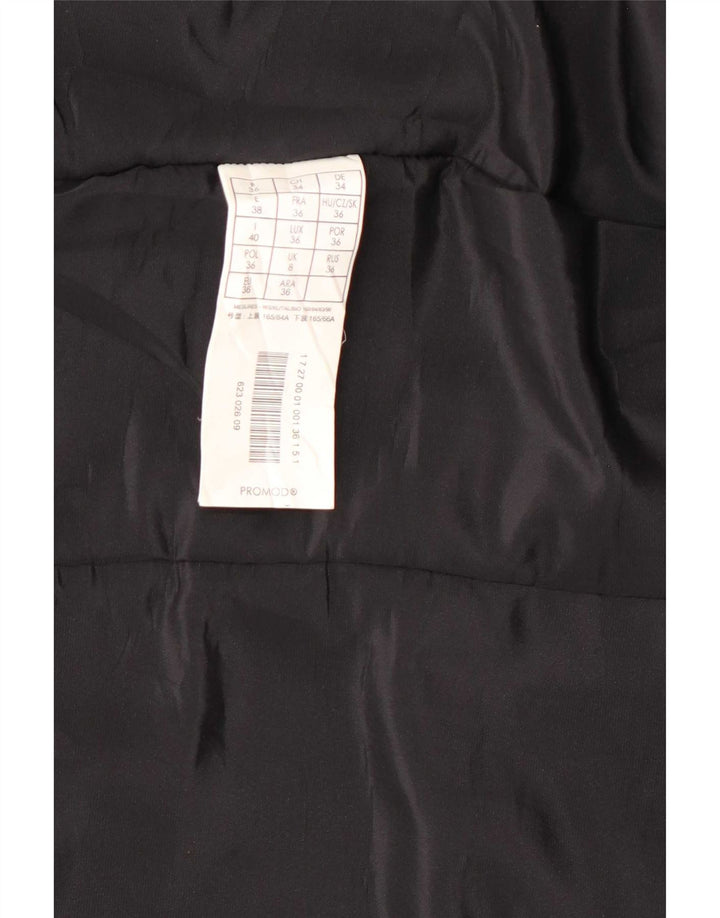 Jachetă Biker din piele pentru femei Promod UK 8 Small Negru