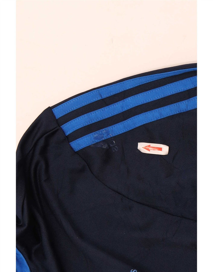 Jachetă de trening pentru bărbați Adidas Marea Britanie 38/40 Poliester, albastru bleumarin mediu