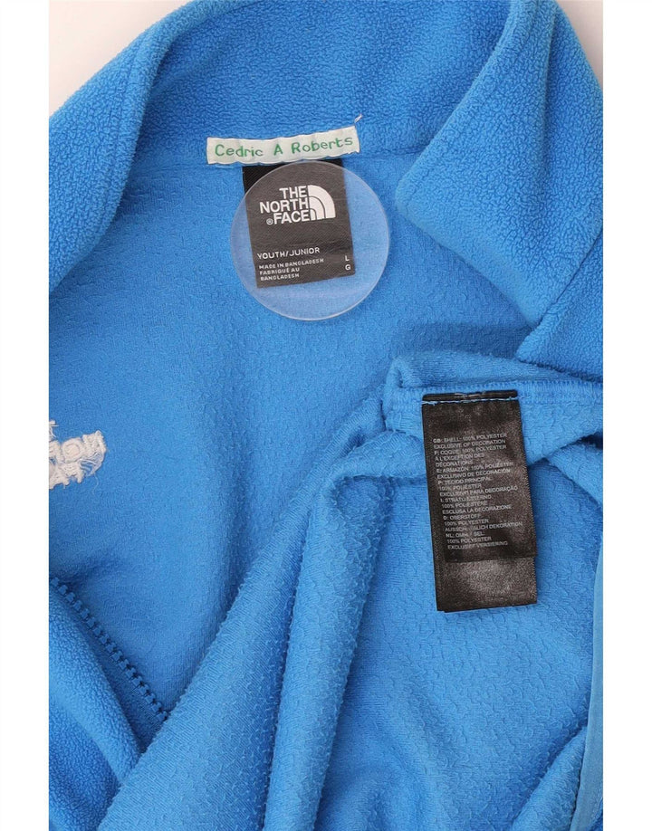 Jachetă fleece pentru băieți The North Face, 11-12 ani, mare, albastru, poliester