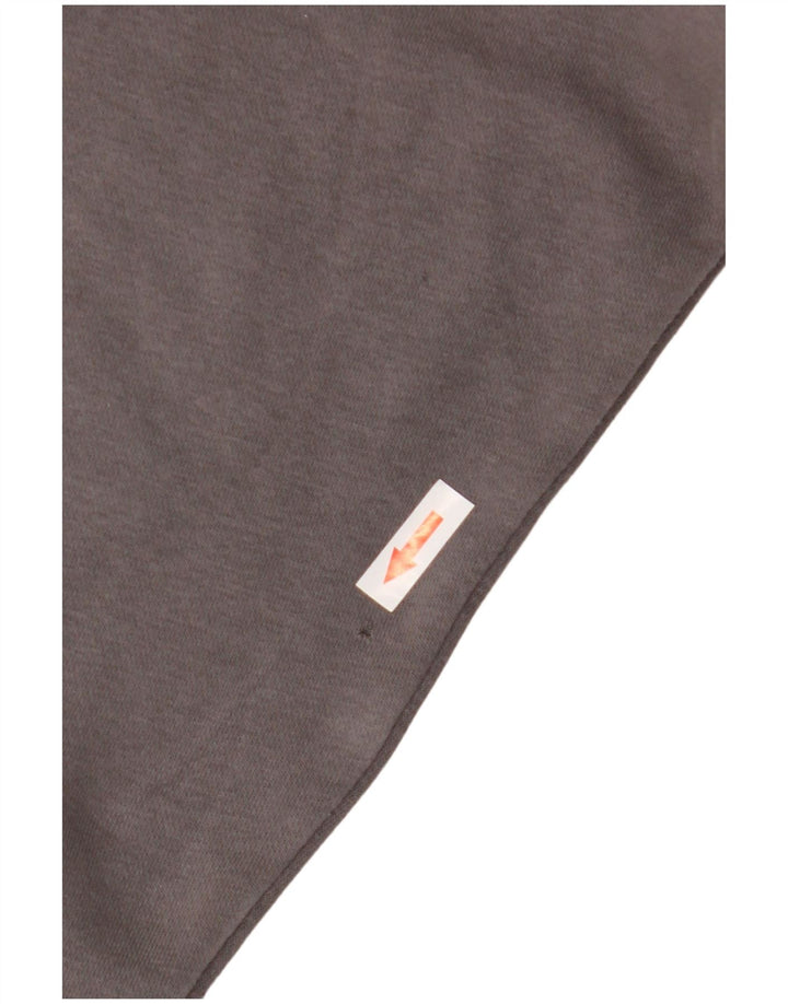 Pulover Nike pentru bărbați cu grafică, bumbac color bloc, gri mediu