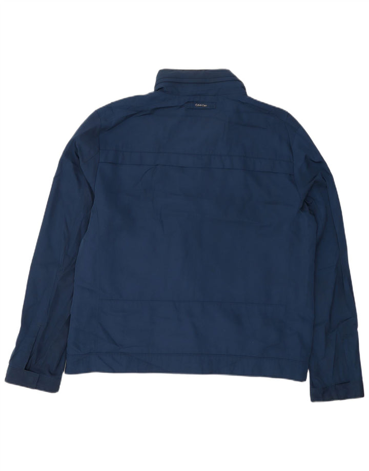 Jachetă Bomber Calvin Klein pentru bărbați UK 42 XL Bleumarin Poliester