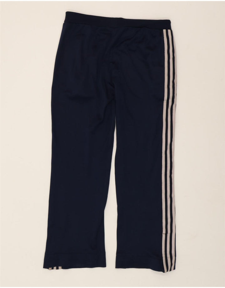 Pantaloni de trening ADIDAS pentru femei UK 14 Medium Bleumarin Poliamidă